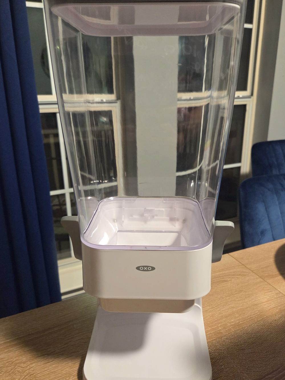 OXO White & Pale Lavender Dry Food Dispenser